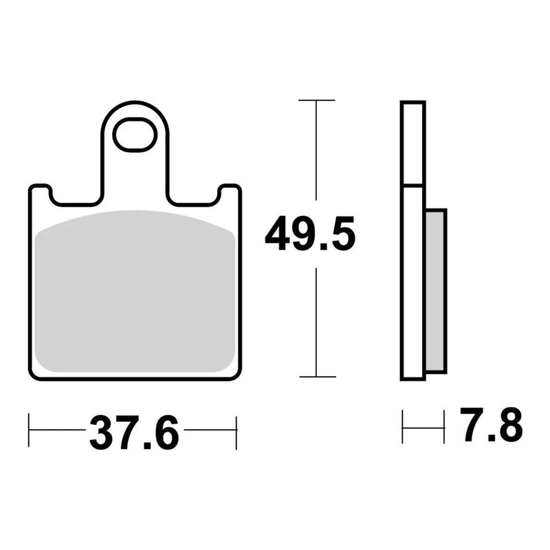 Load image into Gallery viewer, Brembo Prime Sinter Front Brake Pads 07KA28SA
