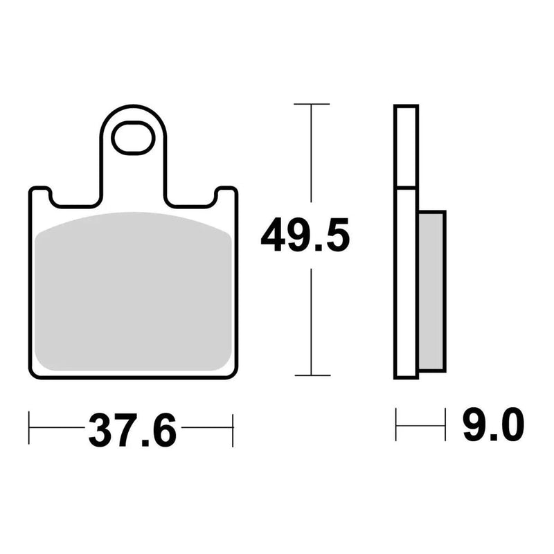 Load image into Gallery viewer, Brembo Xtra Sinter Front Brake Pads 07KA28SR
