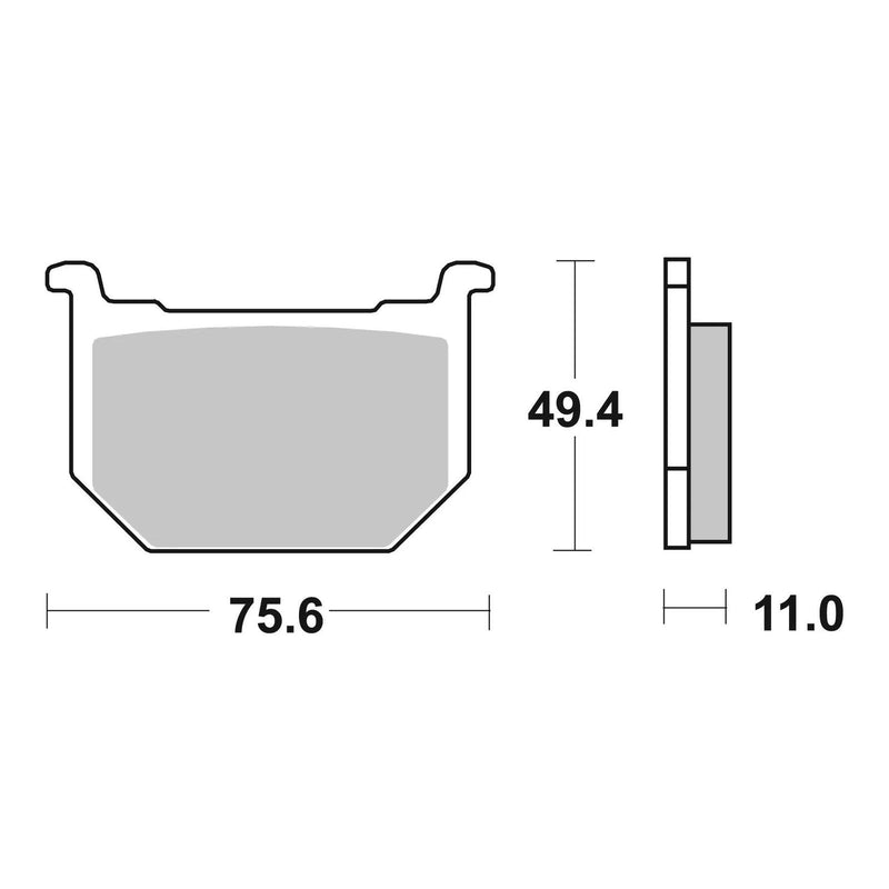 Load image into Gallery viewer, Brembo Prime Carbon Ceramic Front Brake Pads 07SU0312
