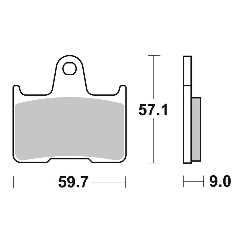 Load image into Gallery viewer, Brembo Prime Sinter Rear Brake Pads 07SU25SP
