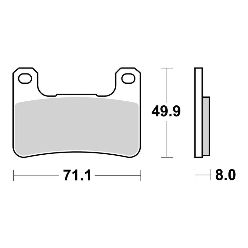 Load image into Gallery viewer, Brembo Prime Sinter Front Brake Pads 07SU27SA
