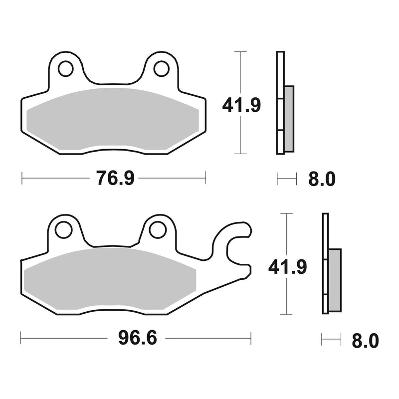 Load image into Gallery viewer, Brembo Prime Sinter Front Brake Pads 07YA22SA

