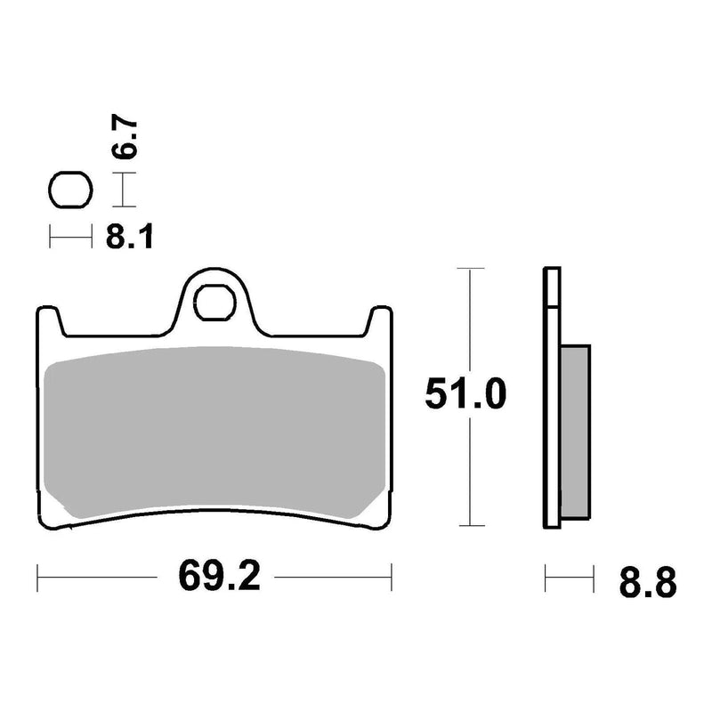 Load image into Gallery viewer, Brembo Upgrade Carbon Ceramic Front Brake Pads 07YA23RC
