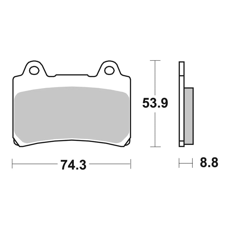 Load image into Gallery viewer, Brembo Prime Sinter Front Brake Pads 07YA35SA
