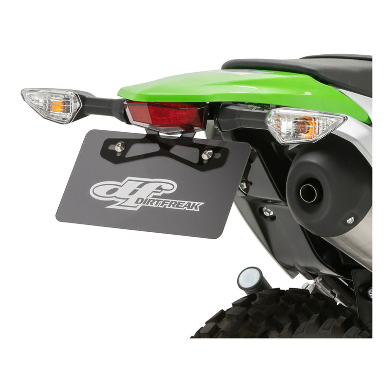 Load image into Gallery viewer, DRC Edge Tail Light Holder Kit with Red Lens - Kawasaki KLX230 (2020+)
