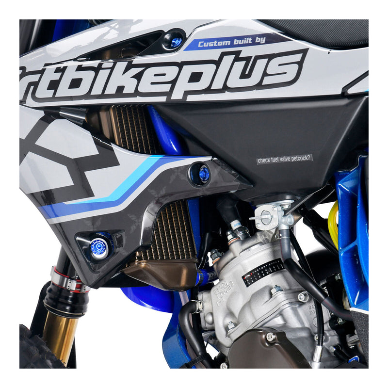 Load image into Gallery viewer, DRC Silicone Radiator Hose Kit - Yamaha YZ250FX / WR250F (2015–2019) - Blue
