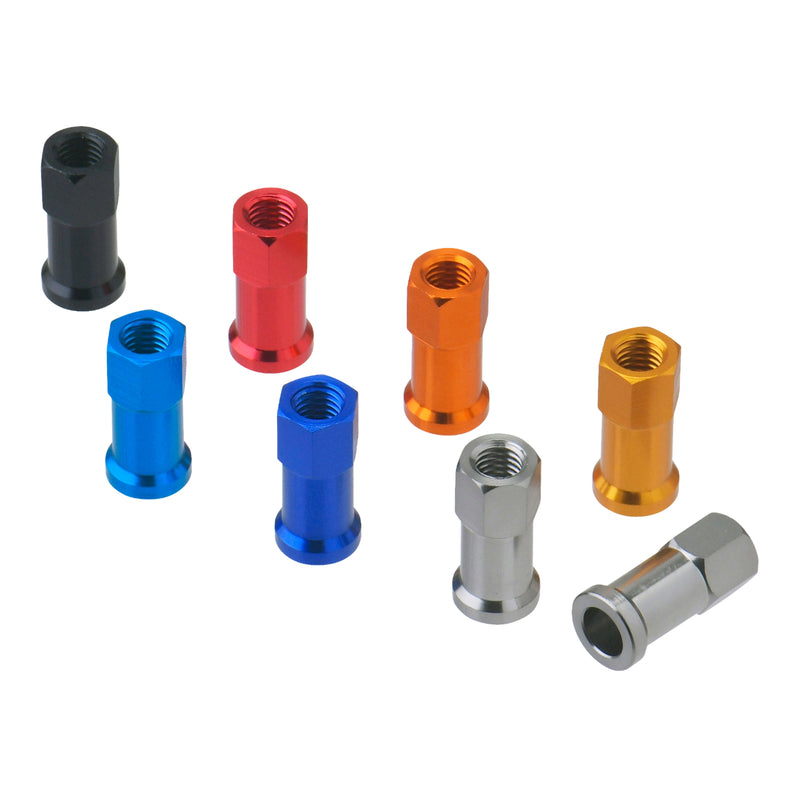 Load image into Gallery viewer, DRC RIM LOCK NUTS 2PCS BLACK
