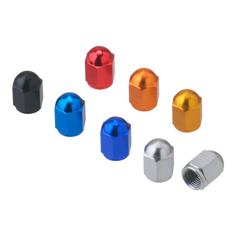 Load image into Gallery viewer, DRC ALUMINUM VALVE CAPS 2PCS ORANGE
