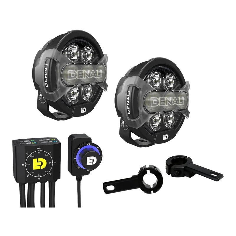 Load image into Gallery viewer, Denali D7 Pro Premium Lighting Kit with DialDim &amp; Crash Mount - Universal Fit
