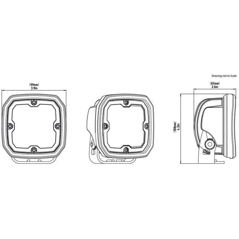 Load image into Gallery viewer, Denali D4 LED Light Pod - DataDim™ Technology - Single

