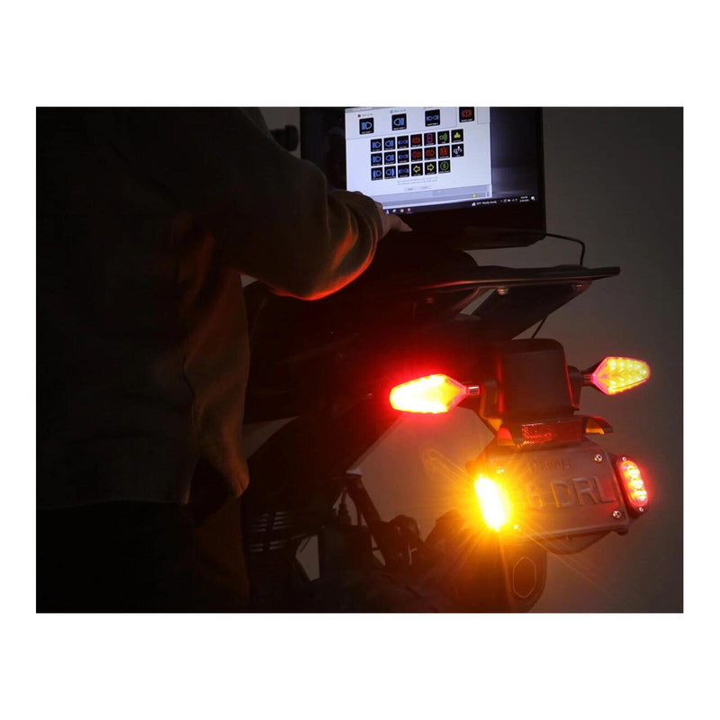 Load image into Gallery viewer, Denali Smart Turn Signal DRL Pods w/ LP Mount - Rear
