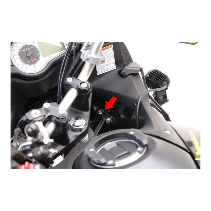 Load image into Gallery viewer, Denali Soundbomb Compact Horn Mount Bracket - Suzuki DL650 V-Strom '04>
