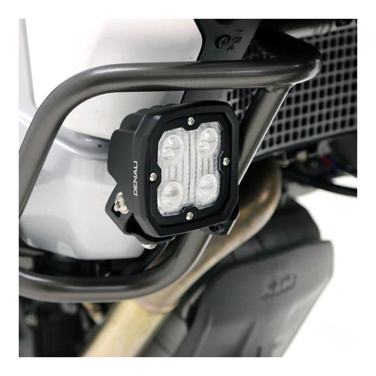 Denali Engine Guard / Crashbar Light Mount / 21-29mm Diametre Tubes - Black