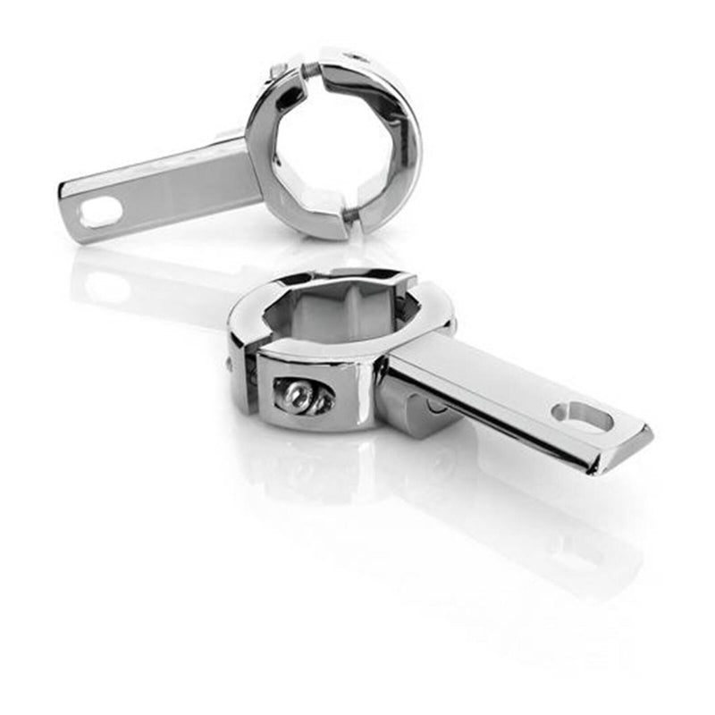 Load image into Gallery viewer, Denali Engine Guard / Frame Light Mount/ 32-38mm Diametre Tubes - Chrome
