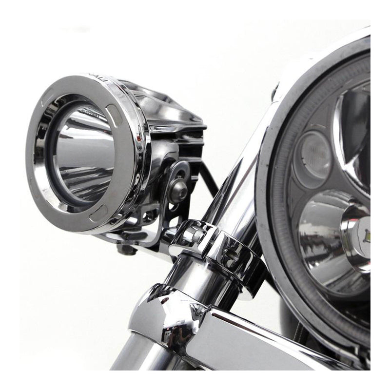 Load image into Gallery viewer, Denali Conv Fork Tube Light Mount/ 39-49mm Diametre Tubes - Chrome
