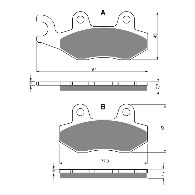Load image into Gallery viewer, GOLDfren Brake Pads - S3 Sintered Sports
