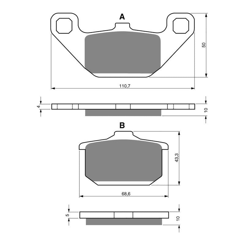 Load image into Gallery viewer, GOLDfren Brake Pads - S3 Sintered Sports
