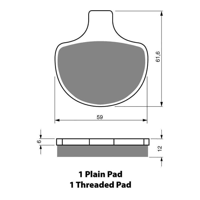 Load image into Gallery viewer, GOLDfren Brake Pads - S3 Sintered Sports
