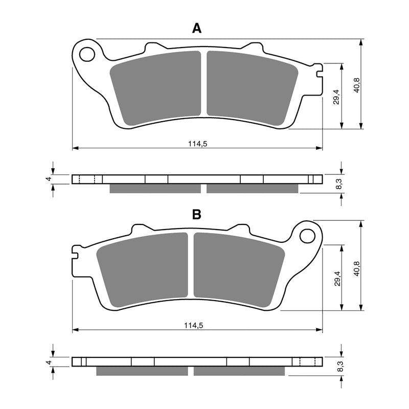 Load image into Gallery viewer, GOLDfren Brake Pads - S3 Sintered Sports
