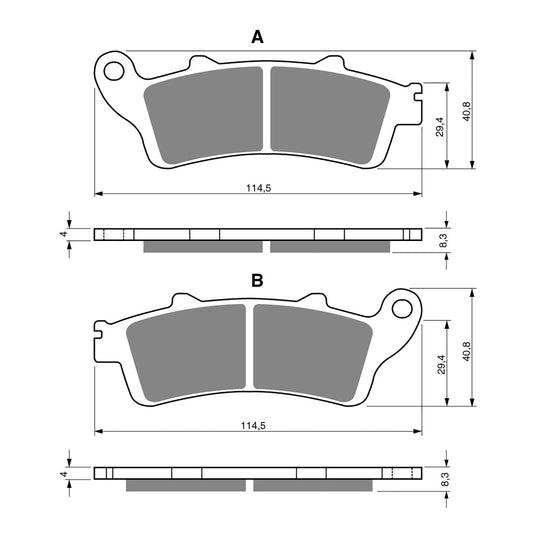 GOLDfren Brake Pads - S3 Sintered Sports