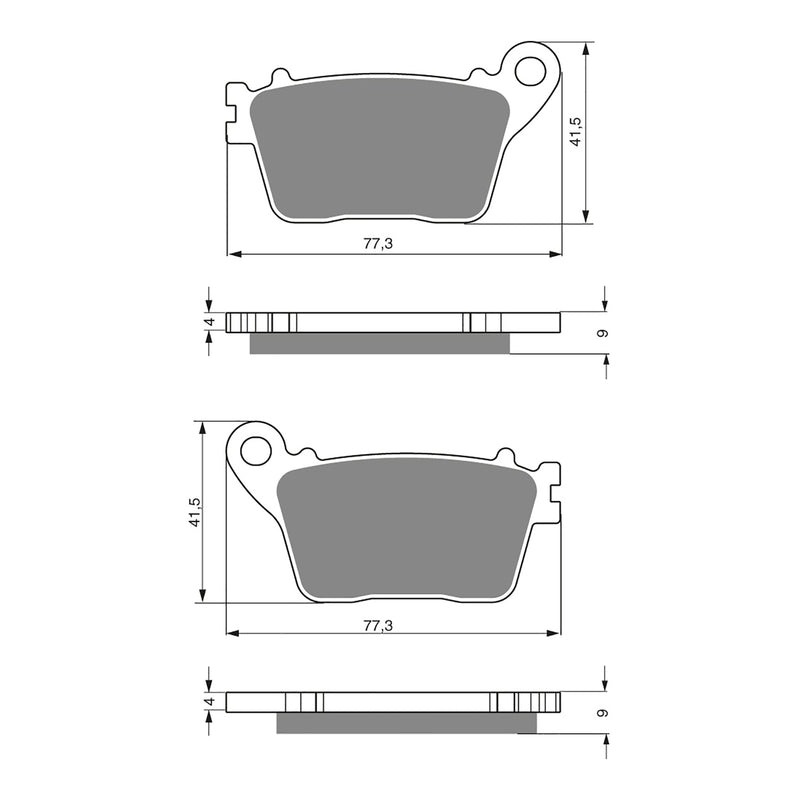 Load image into Gallery viewer, GOLDfren Brake Pads - S3 Sintered Sports
