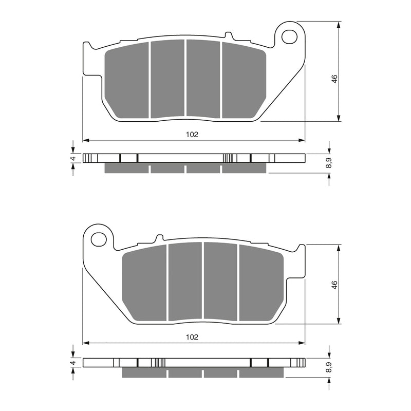 Load image into Gallery viewer, GOLDfren Brake Pads - S3 Sintered Sports
