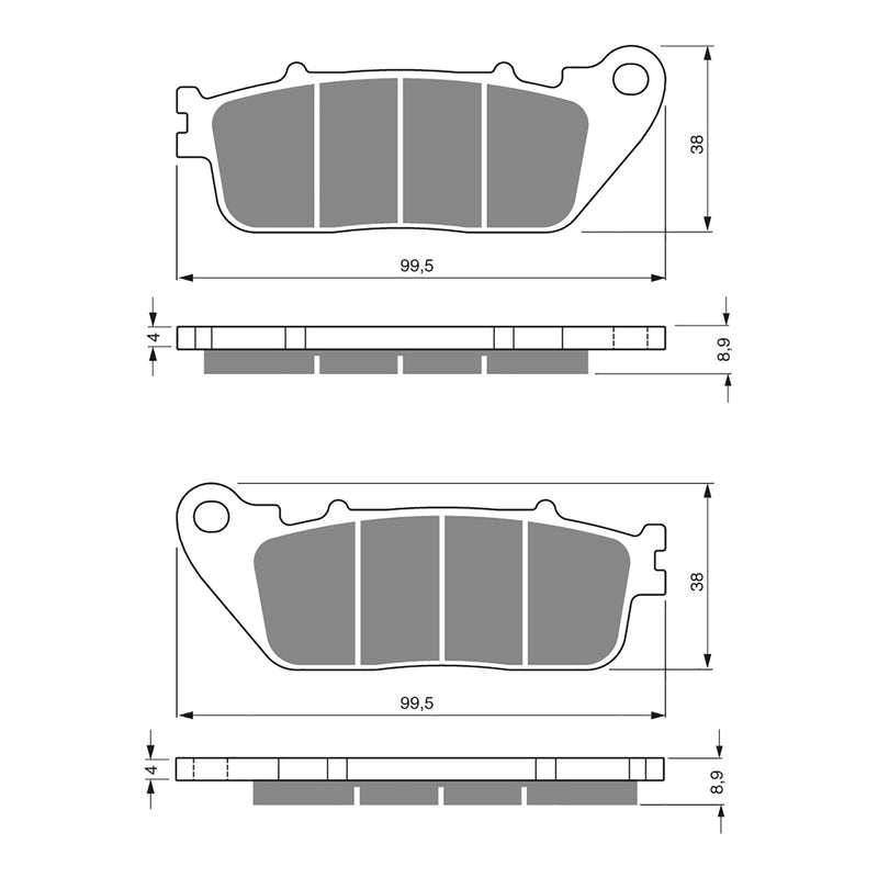 Load image into Gallery viewer, GOLDfren Brake Pads - S3 Sintered Sports
