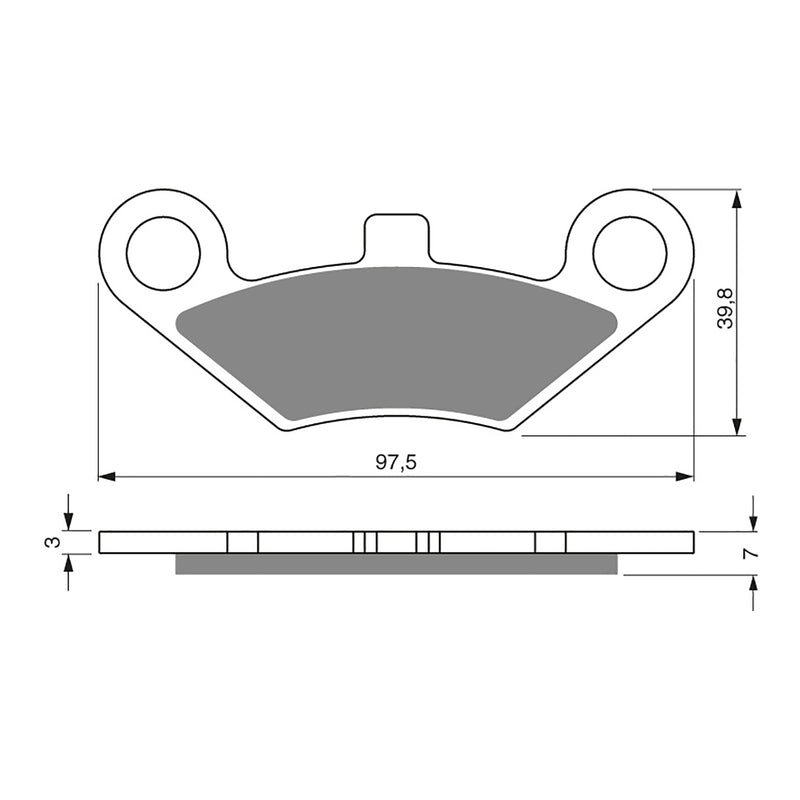 Load image into Gallery viewer, GOLDfren Brake Pads - S3 Sintered Sports
