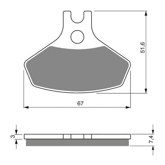 GOLDfren Brake Pads - K5 Off-Road Racing