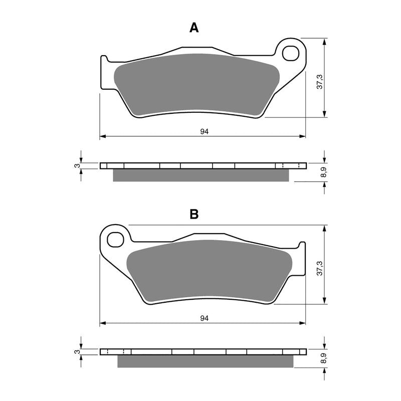 Load image into Gallery viewer, GOLDfren Brake Pads - S3 Sintered Sports
