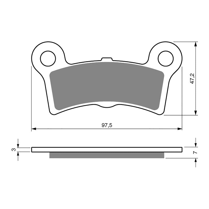 Load image into Gallery viewer, GOLDfren Brake Pads - S3 Sintered Sports
