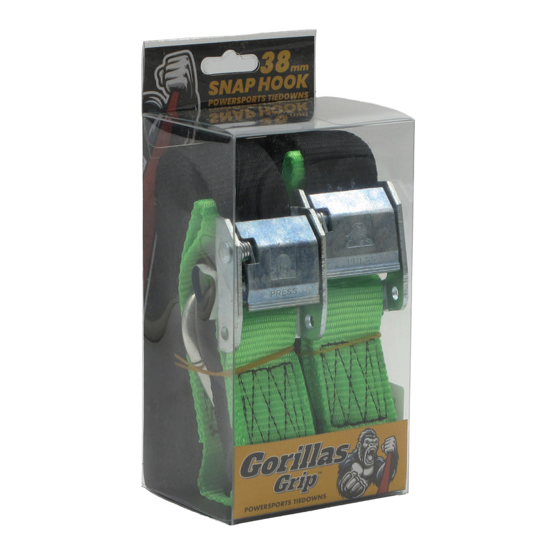 Load image into Gallery viewer, Gorillas Grip Tie Down 38mm S / HK Black / Green Loop
