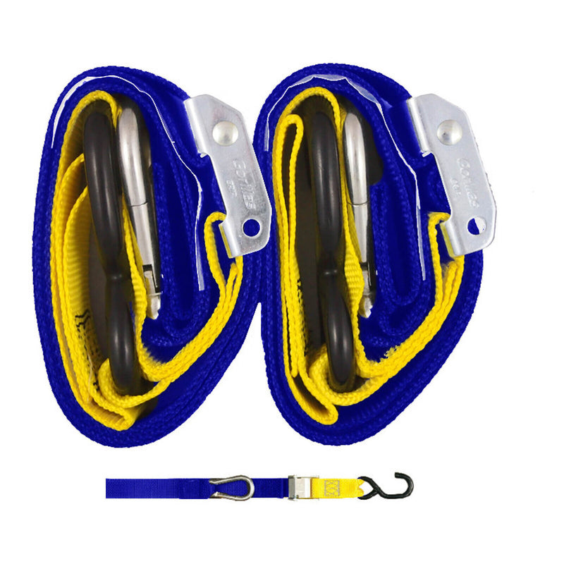 Load image into Gallery viewer, Gorillas Grip Tie Down 38mm S / HK Blue / Yellow Loop
