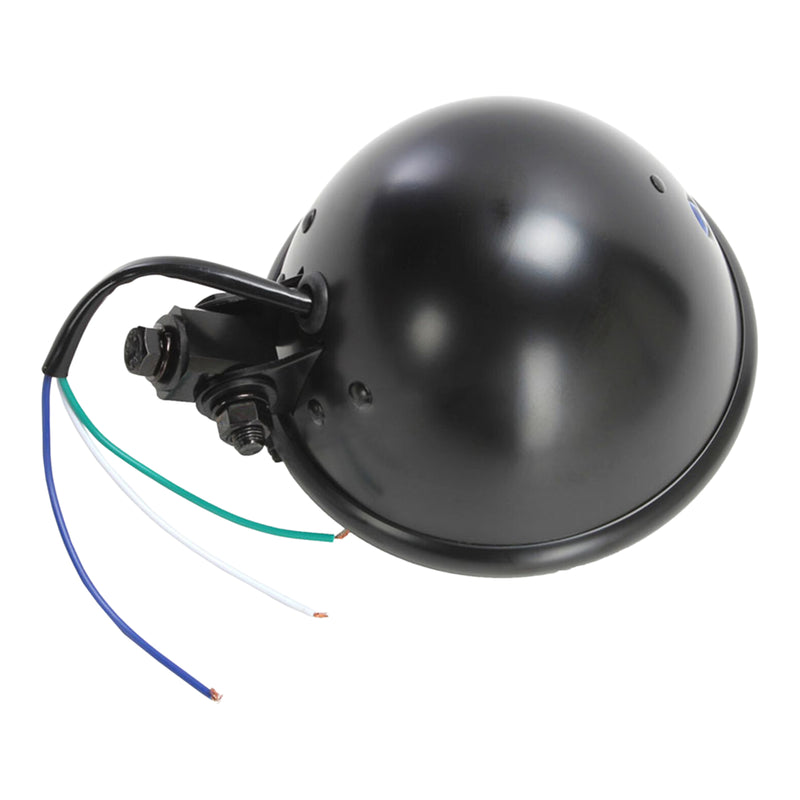 Load image into Gallery viewer, WHITES HEADLIGHT BATES 5 3/4 BTM MNT H4 60/55w BLK
