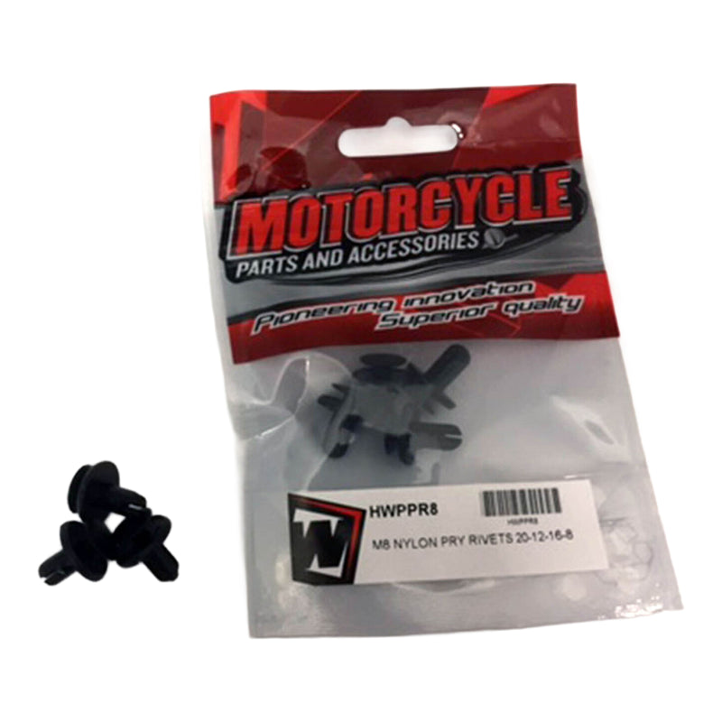 Load image into Gallery viewer, Whites Nylon Pry Rivets - M8 (10 Pack)
