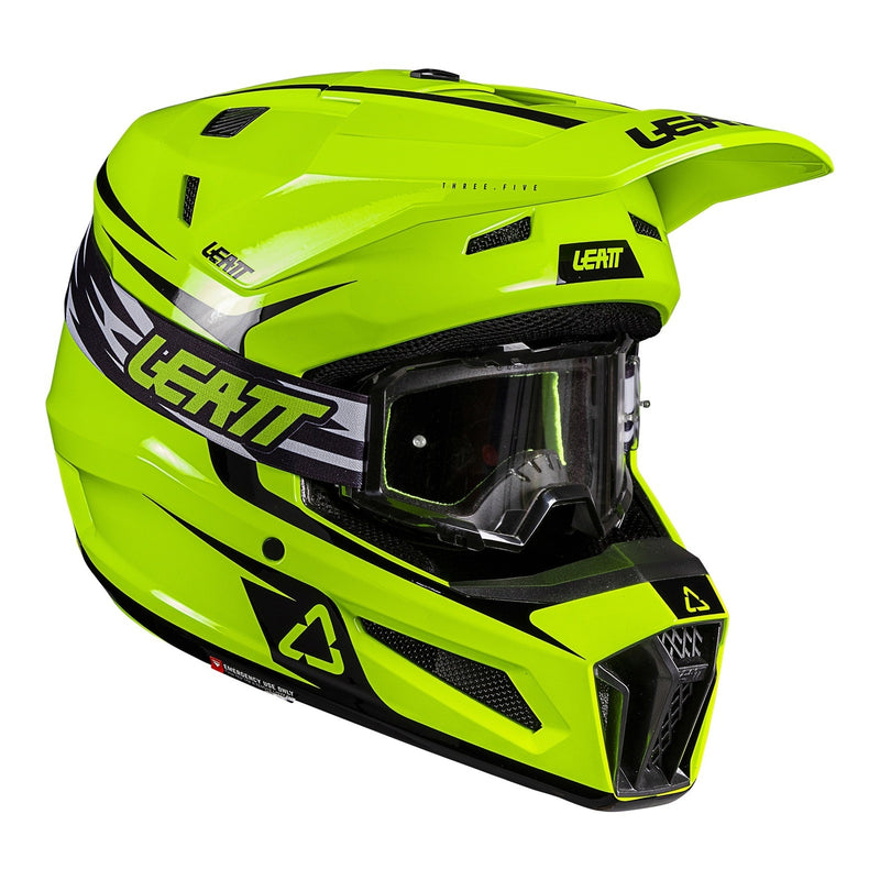 Load image into Gallery viewer, Leatt 2026 3.5 Helmet Kit - Neon Yellow
