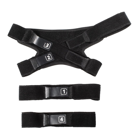 Leatt Strap Kit All C-Frame Carbon (Pair) (2XL)