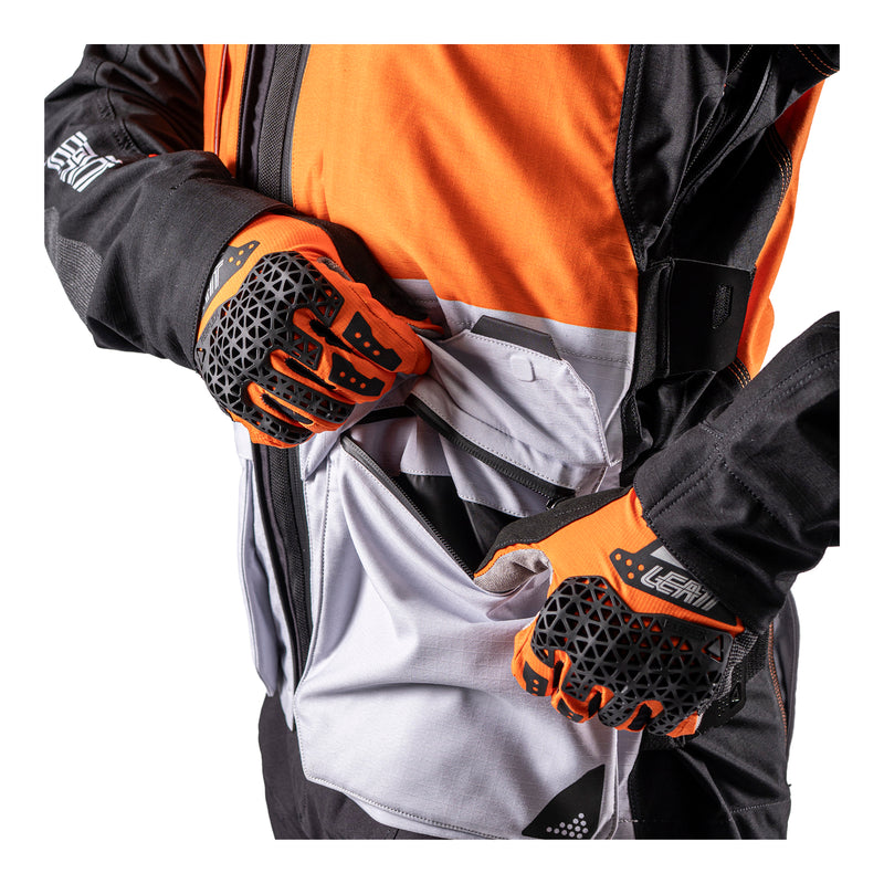Load image into Gallery viewer, Leatt 7.5 ADV Rally HydraDri Jacket - Orange / Grey

