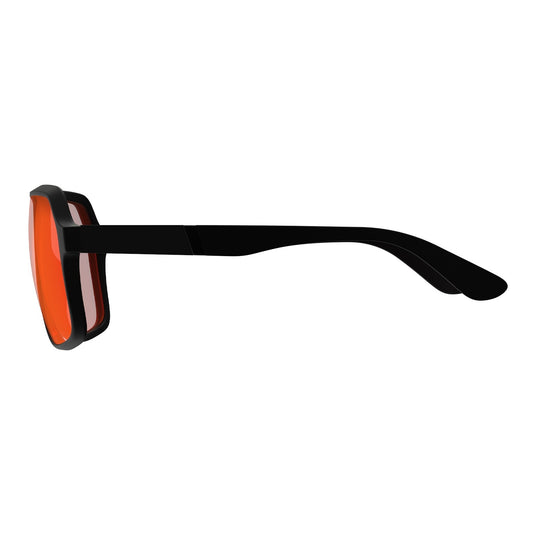 Leatt TheViz Sunglasses Andes - Satin Black Polarized Red 14 VLT