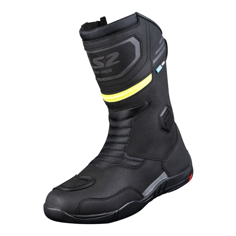 Load image into Gallery viewer, LS2 Goby Men's Waterproof Boots - Black / Hi-Vis Yellow
