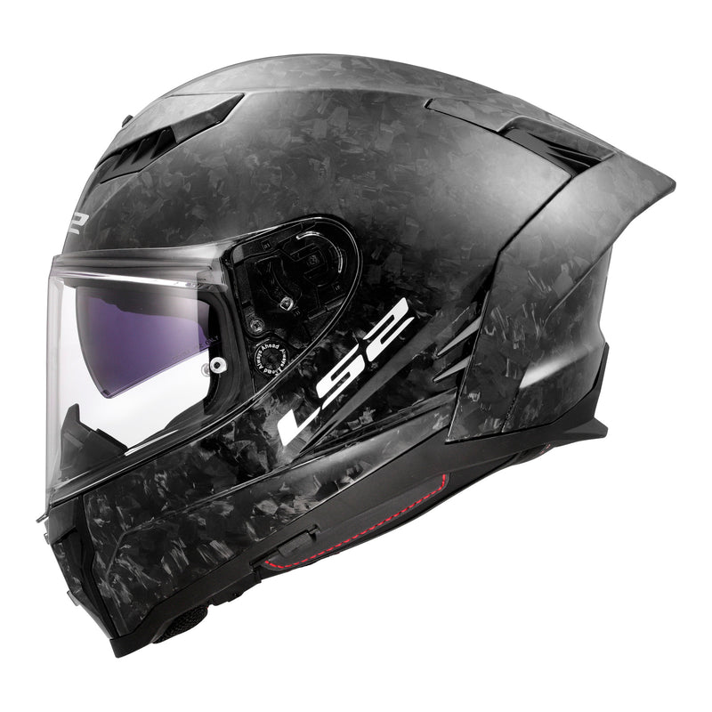 Load image into Gallery viewer, LS2 FF807 Dragon Carbon Forged Helmet - Gloss Carbon 06
