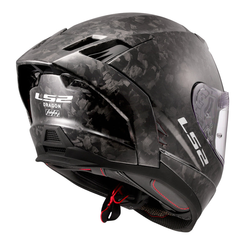 Load image into Gallery viewer, LS2 FF807 Dragon Carbon Forged Helmet - Gloss Carbon 06
