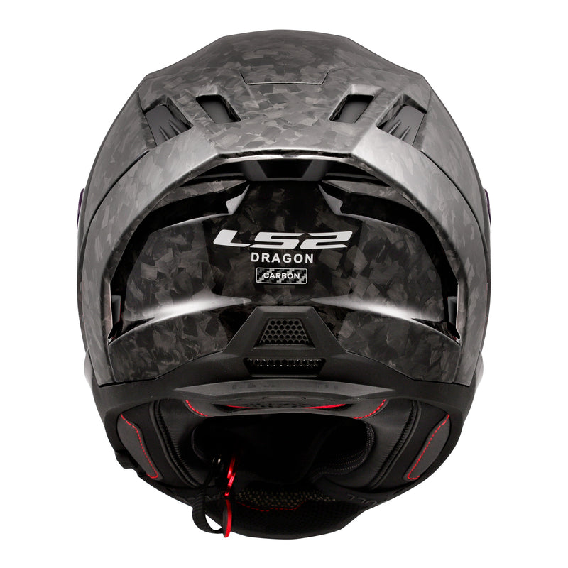 Load image into Gallery viewer, LS2 FF807 Dragon Carbon Forged Helmet - Gloss Carbon 06
