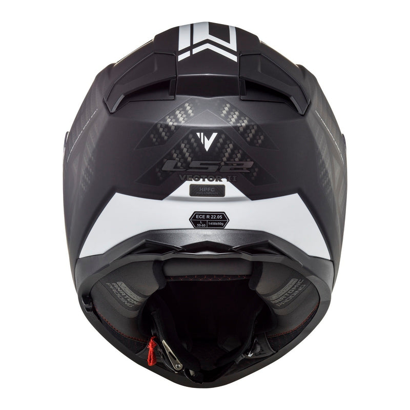 Load image into Gallery viewer, LS2 FF811 Vector II Splitter Helmets - Gloss Black / White 06

