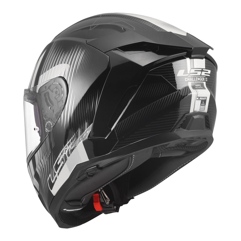 Load image into Gallery viewer, LS2 FF817 Challenger II Nitro Helmet - Black / Grey
