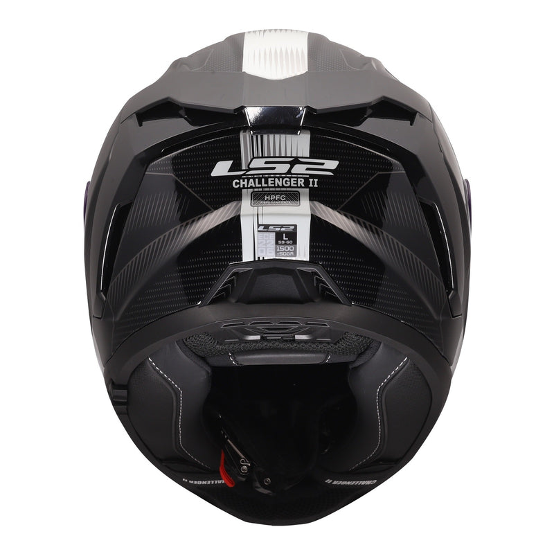 Load image into Gallery viewer, LS2 FF817 Challenger II Nitro Helmet - Black / Grey
