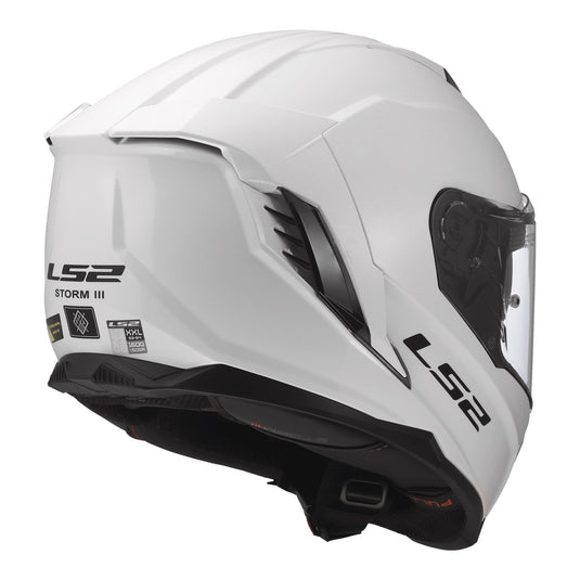 LS2 FF818 Storm III Helmet - Gloss White