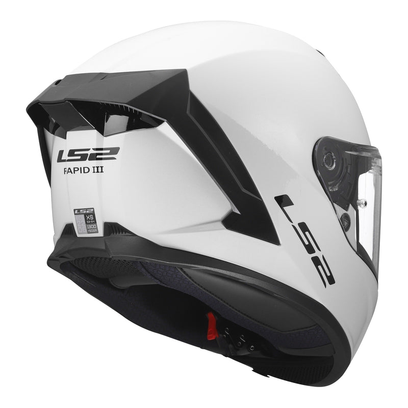 Load image into Gallery viewer, LS2 FF820 Rapid III Solid Helmet - Gloss White
