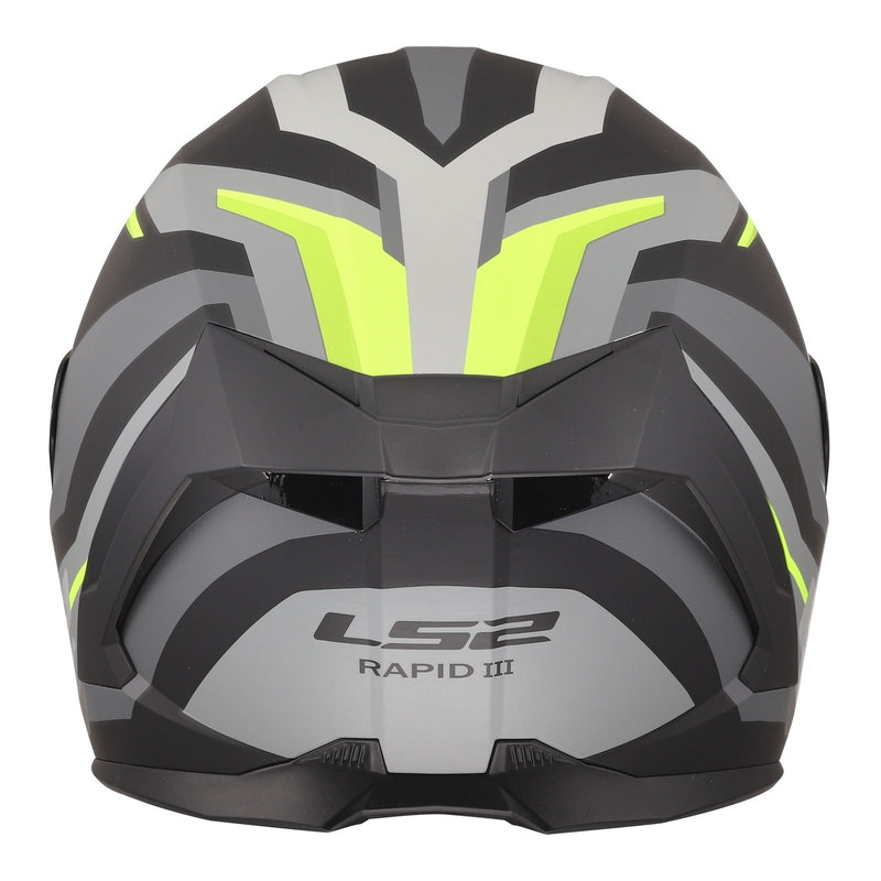 Load image into Gallery viewer, LS2 FF820 Rapid III Hyper Helmet - Black / Hi-Vis Yellow
