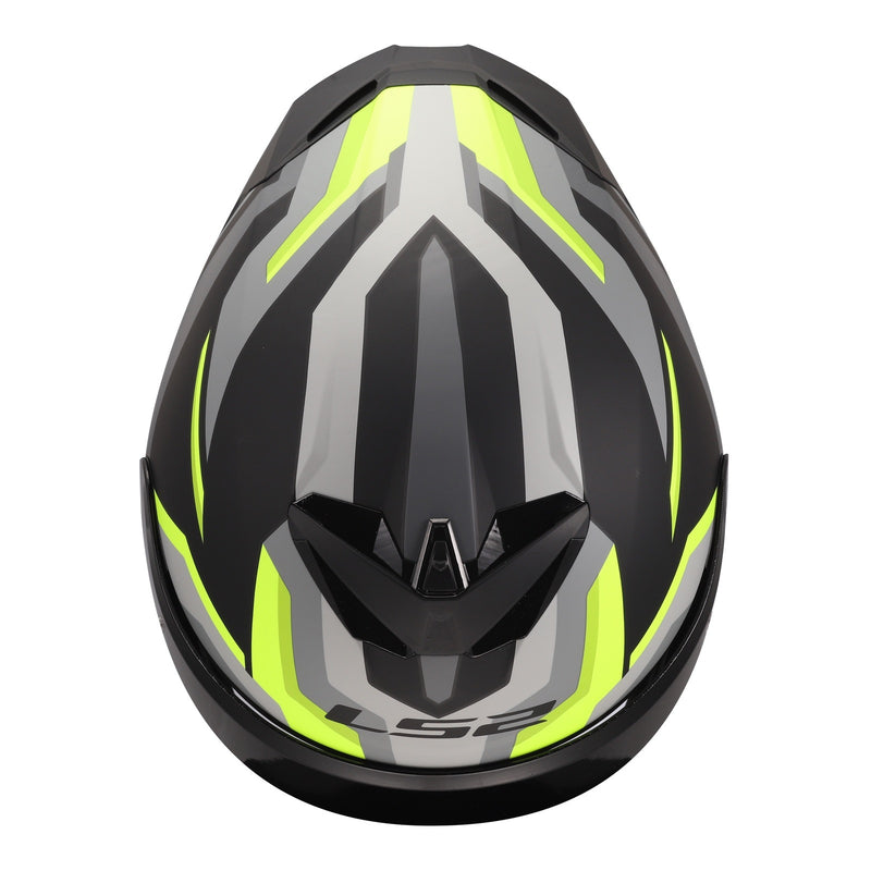 Load image into Gallery viewer, LS2 FF820 Rapid III Hyper Helmet - Black / Hi-Vis Yellow
